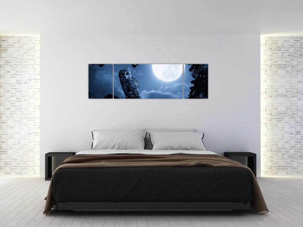 Obraz - Nocna Sowa (170x50 cm)