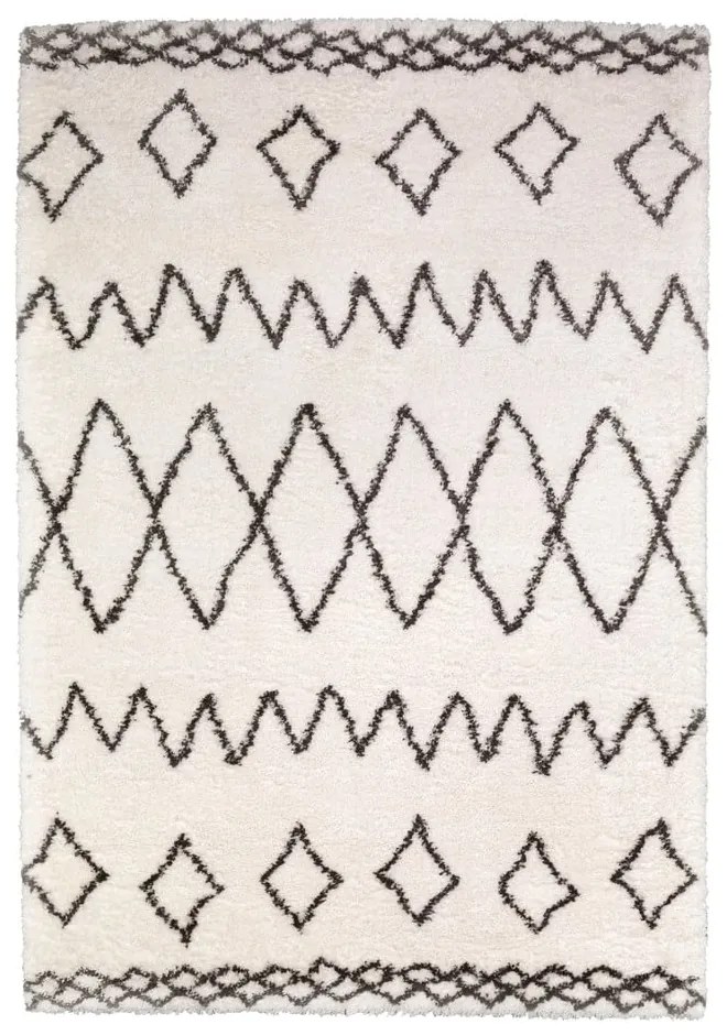 Biały dywanik łazienkowy 60x110 cm Berber – Tomasucci