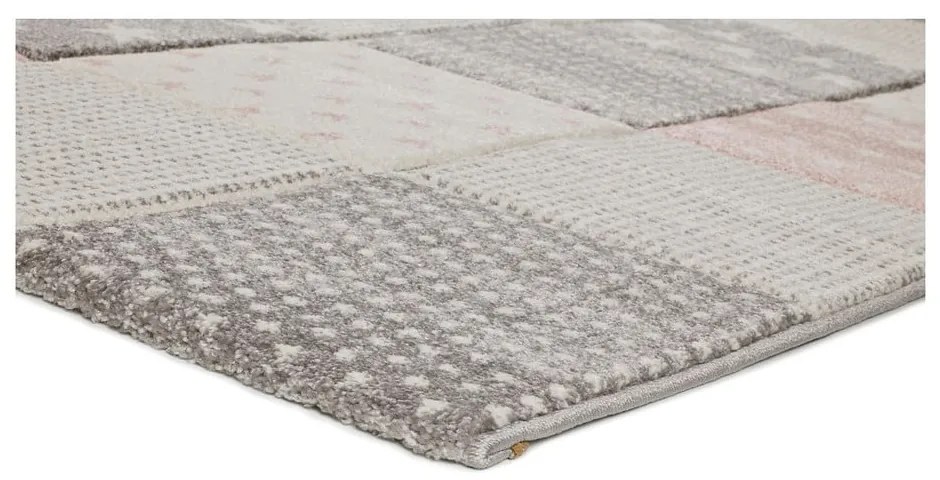 Różowy dywan dziecięcy odpowiedni na zewnątrz Universal Toys Pink, 120x170 cm