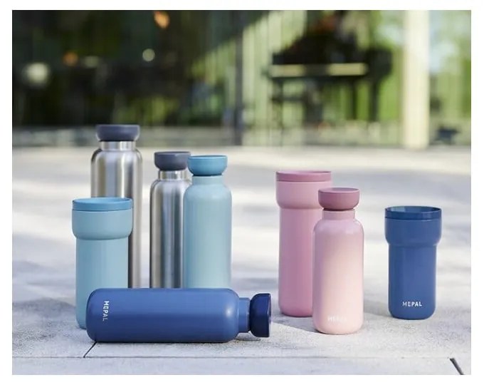 Ciemnoniebieska butelka ze stali nierdzewnej 350 ml Nordic denim – Mepal