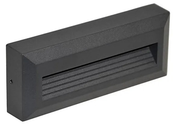 LED Oświetlenie schodowe zewnętrzne KORA LED/1,2W/230V IP54 4000K antracyt