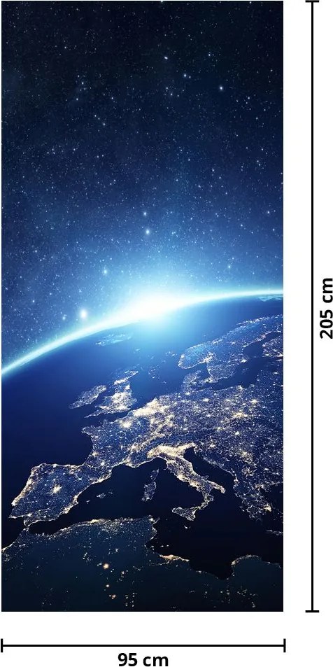 Fototapeta na drzwi - Planeta Ziemia (95x205cm)