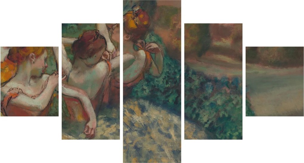 Obraz - Edgar Degas, Four Dancers, reprodukcje (125x70 cm)