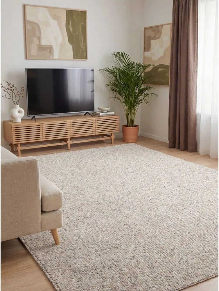 Szarokremowy dywan odpowiedni do prania 200x290 cm Rocco Dark Cream – Elle Decoration