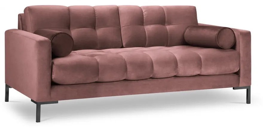 Różowa aksamitna sofa Cosmopolitan Design Bali