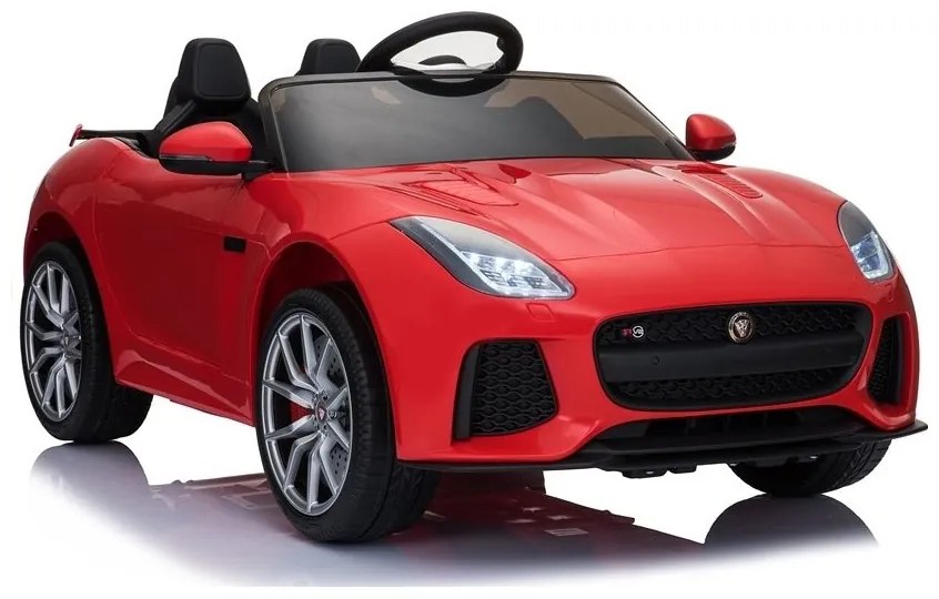 Auto na akumulator jaguar f-type czerwony lakier