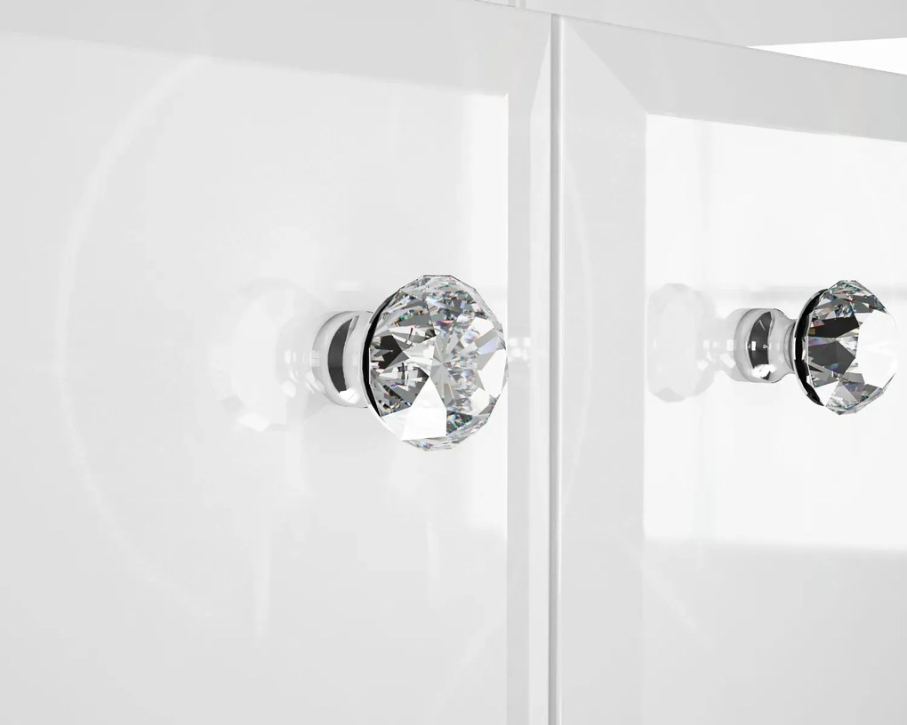Komoda BLANC 02 2D3S 160 biały połysk ML MEBLE