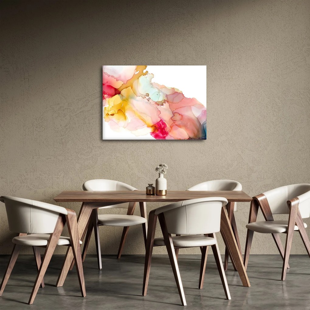 Obraz - Atramentowa abstrakcja (70x50 cm)