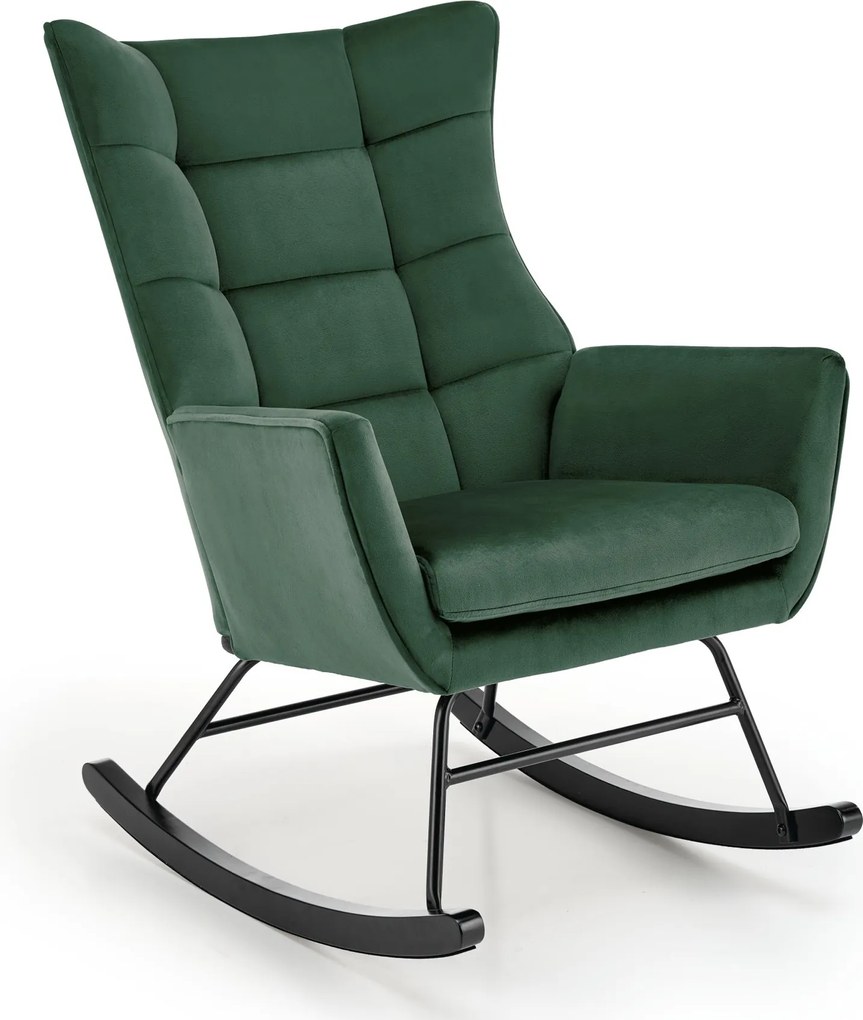 Fotel bujany Bazalto w nowoczesnym stylu