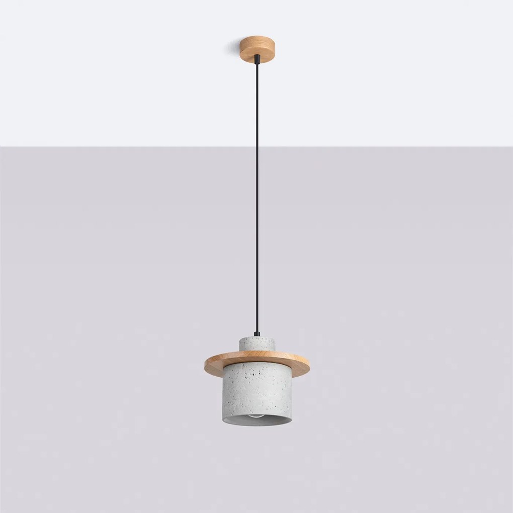 Lampa wisząca MAB beton SOLLUX  LIGHTING