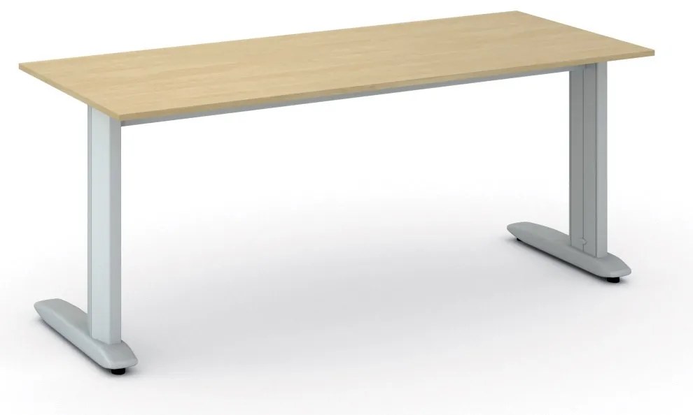 Biurko PRIMO FLEXIBLE, 180x80 cm, brzoza