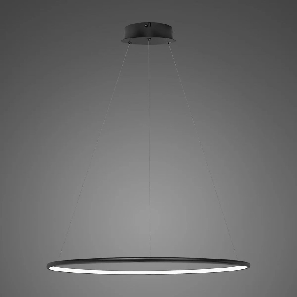 Pojedyncza lampa wisząca Ledowe Okręgi No.1 In 60 cm