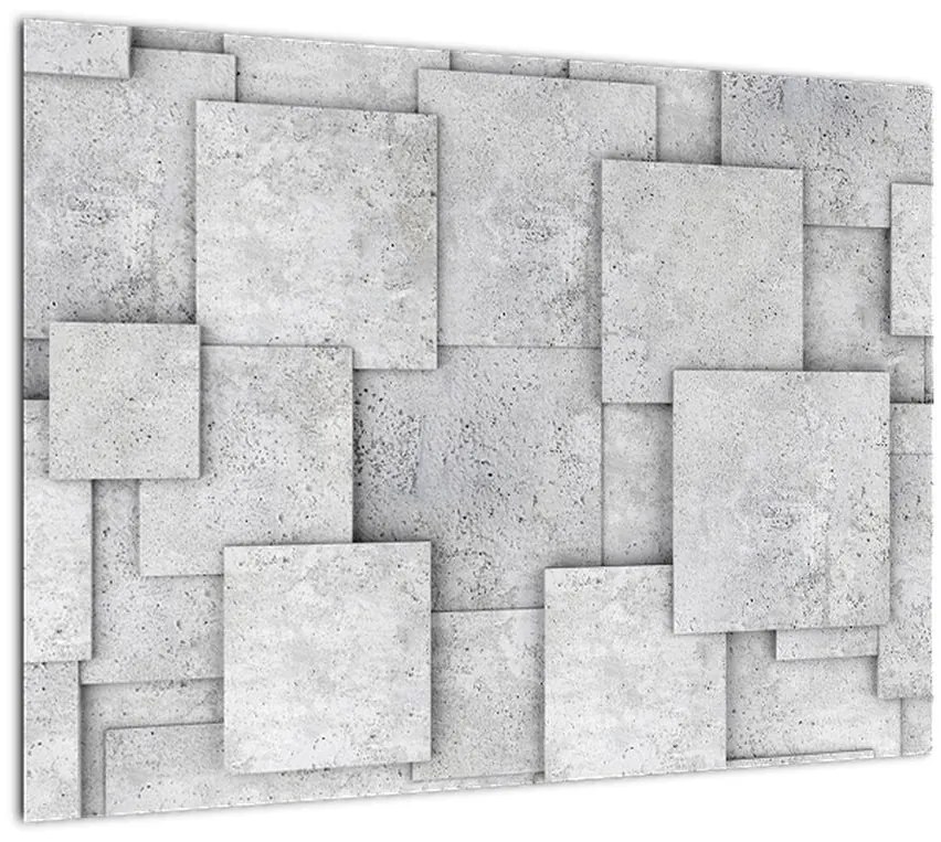 Obraz - Abstrakcja płytek betonowych (70x50 cm)