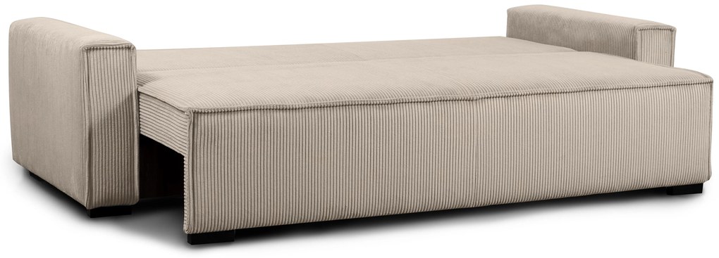 Trzyosobowa sofa rozkładana SMART kremowa