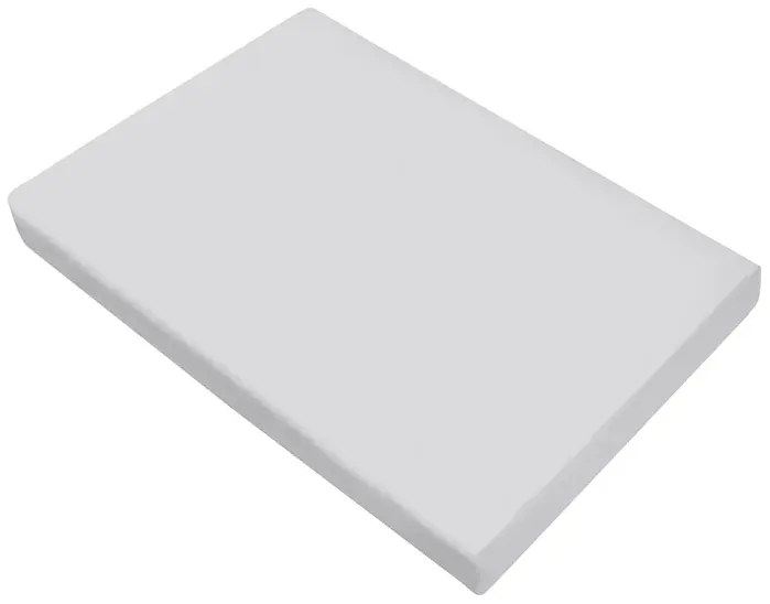 Prześcieradło satynowe bez gumki Bielbaw 220x210 jasnoszare GRENO