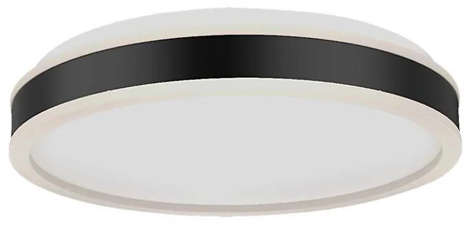 LED Plafon LED/18W/230V 4000K śr. 35 cm czarny