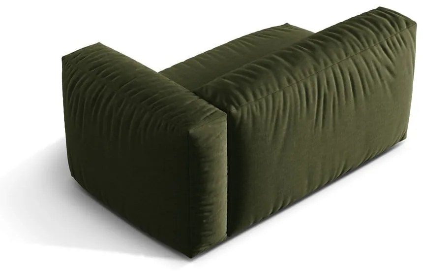 Zielony moduł sofy (prawostronny) Martina – Micadoni Home