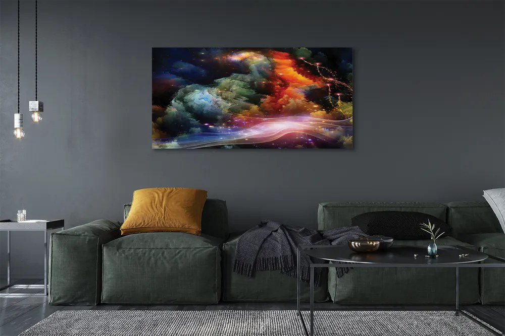 Duży obraz na płótnie Cyfrowa Sztuka Fraktali