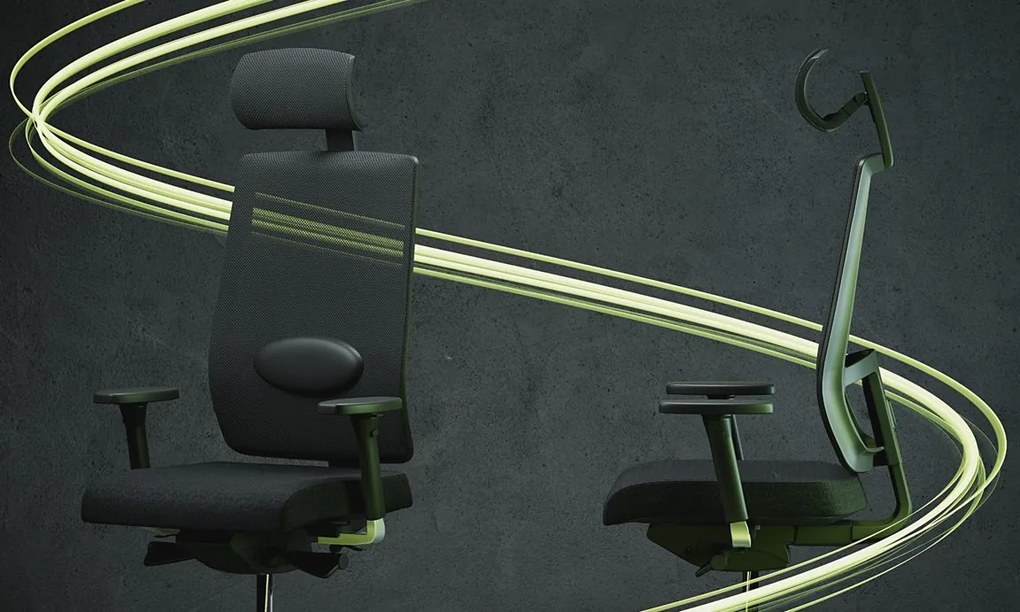 Krzesło do biura X-Line Swivel Chair Mesh, zgodne z normą BHP