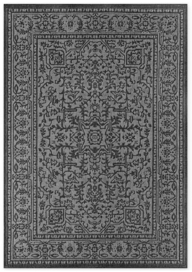 Czarno-biały dywan odpowiedni na zewnątrz 120x170 cm Duet Kona – NORTHRUGS