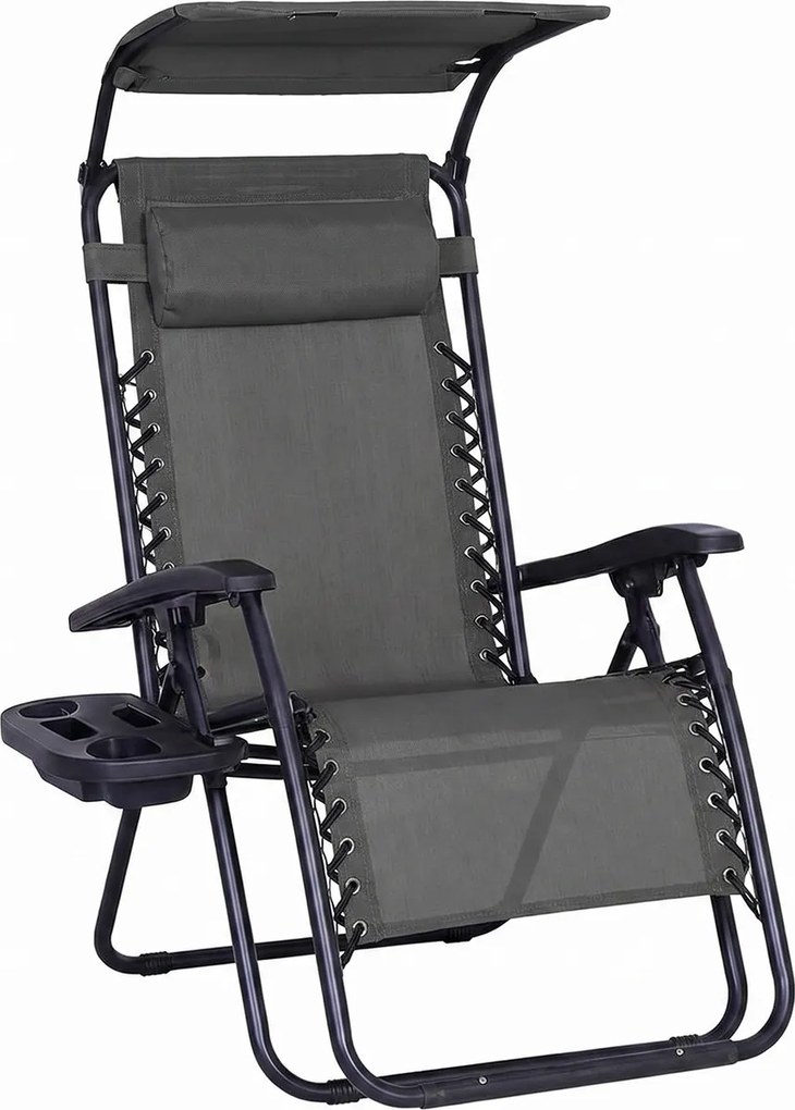 Avenberg Fotel relaksacyjny Palmas, szary, 67 x 90x 110 cm