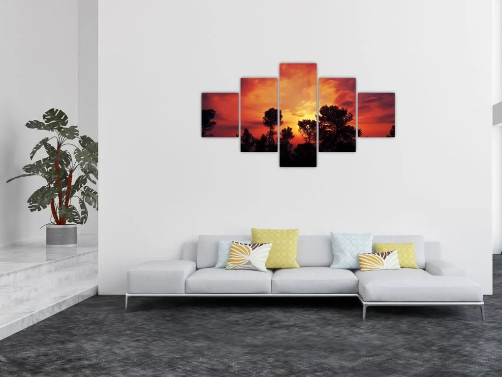 Obraz zachodu słońca (125x70 cm)