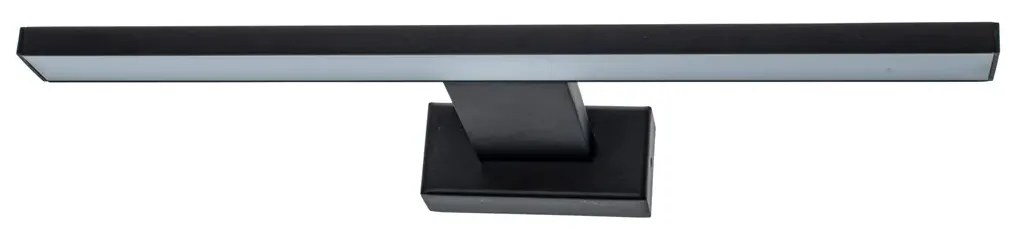 Czarny kinkiet łazienkowy - N018-Zassio 30x11x4 cm