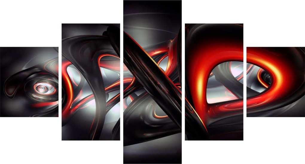 Obraz abstrakcji (125x70 cm)
