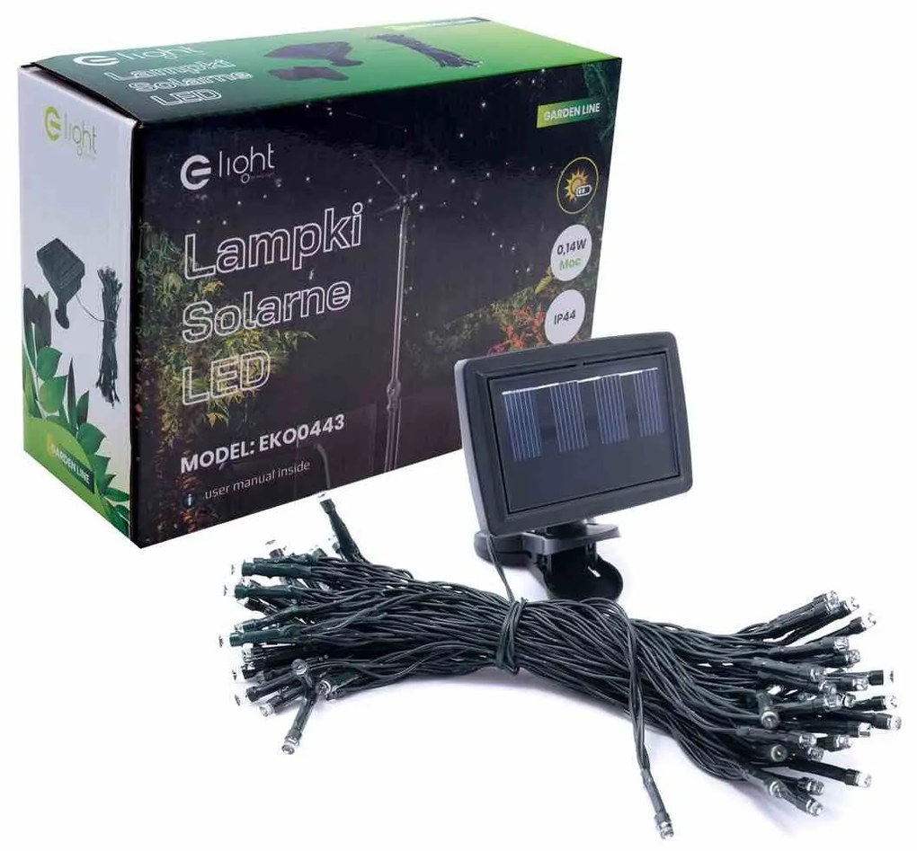 Lampa Solarna Pod Parasol Ogrodowy