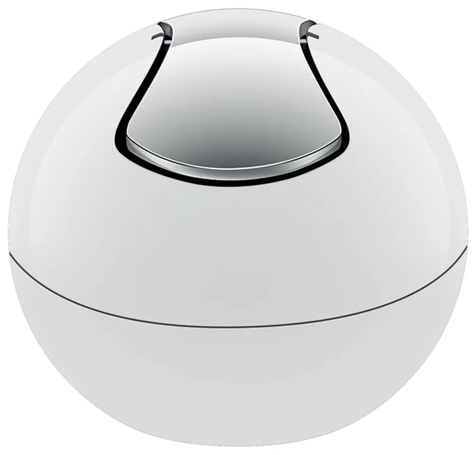 Biały plastikowy kosz na śmieci 1 l Bowl – Spirella