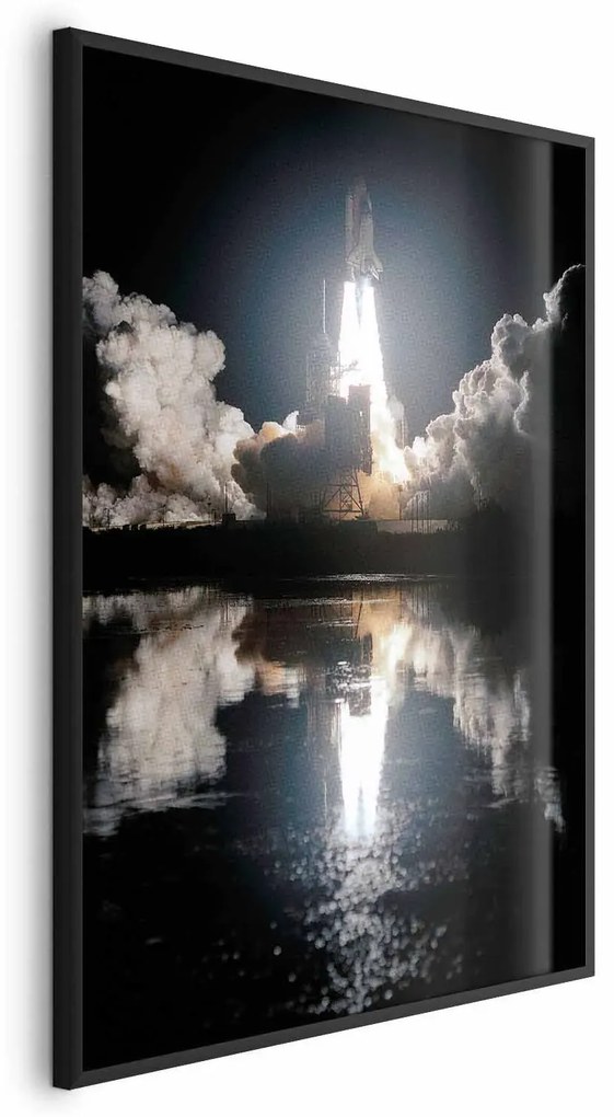 Plakat Udany start 40x60 cm z ramą czarną bez marginesu ARTGEIST B