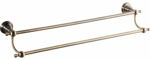 SAPHO 1318-11 Diamond Podwójny uchwyt na ręcznik 60 cm, brąz