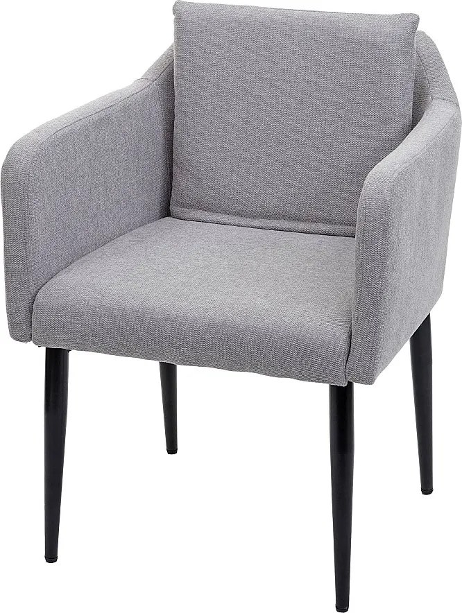 Krzesło do jadalni MCW-H93,  tkanina/tekstylia jasnoszary