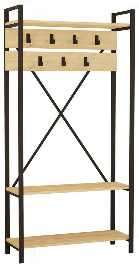 Wieszak z półką na buty Alfa Sapphire and Grey