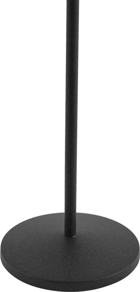 Lampa stołowa czarna z możliwością ładowania LED ze stacją ładującą IP65 - Raika