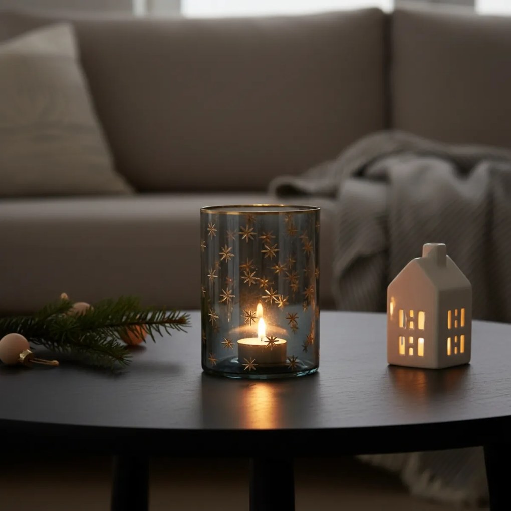 Świecznik na tealighta w formie szklanki, Ø 11 cm