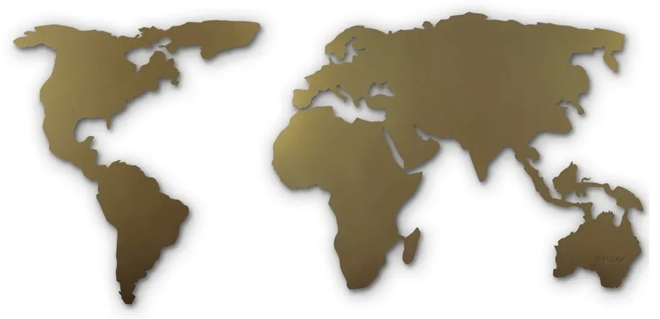 Mapa ścienna 120x60 cm Silhouette – Bystag