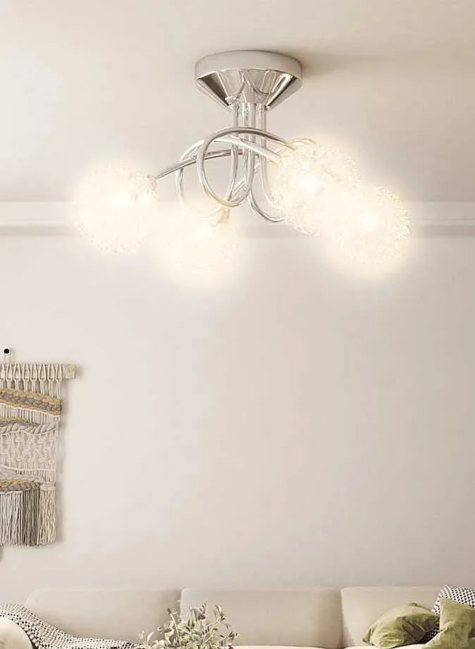 Lampa sufitowa z drucianymi kloszami F013-Cirelo