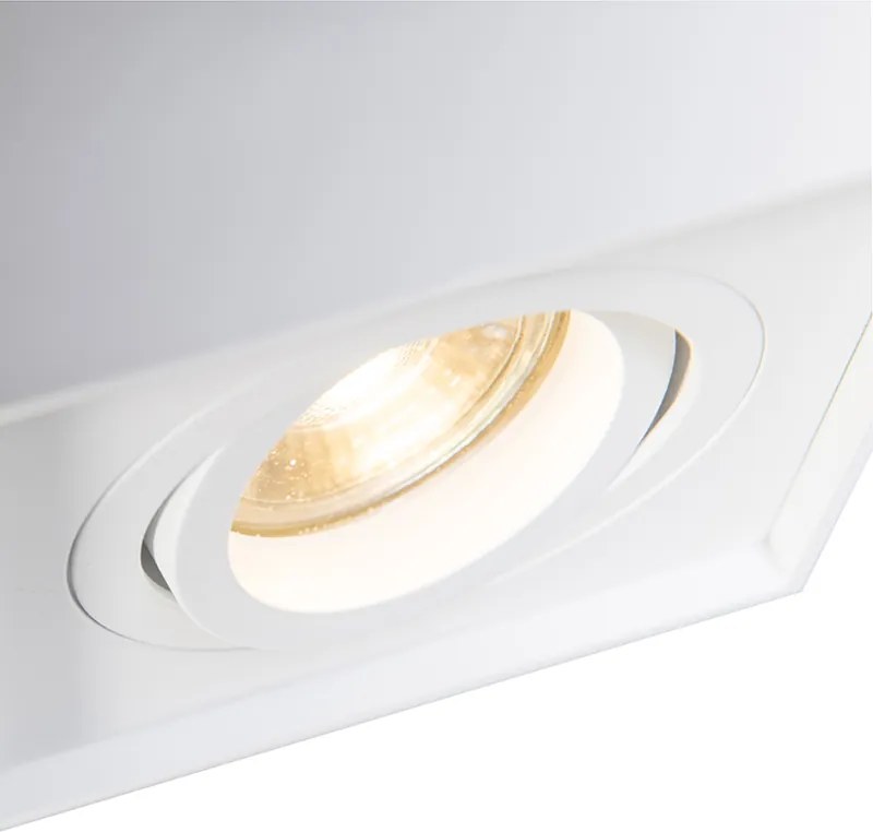 Inteligentny reflektor biały z WiFi GU10 z regulacją - Quadro 1 Up