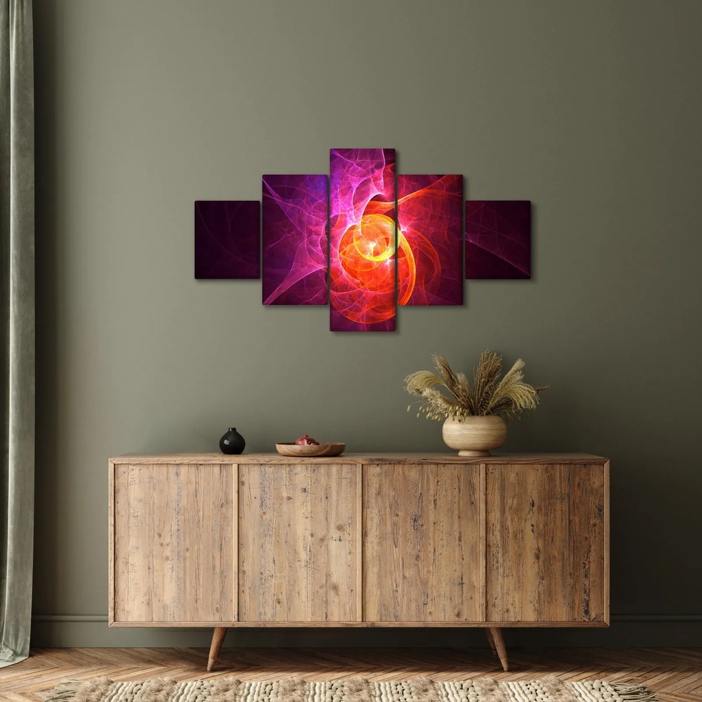 Nowoczesny abstrakcyjny obraz (125x70 cm)
