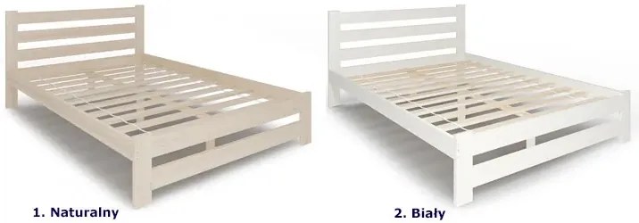 Drewniane łóżko z sosny skandynawskiej 120x200 F3-D06