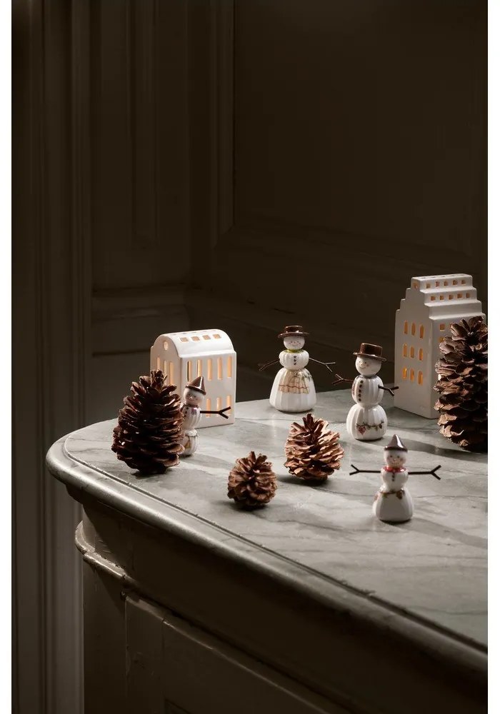Porcelanowa figurka świąteczna (wysokość 11,5 cm) Hammershøi Snowman – Kähler Design