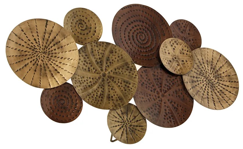 Lampa ścienna w stylu art deco antyczne złoto 71 cm - Kelly