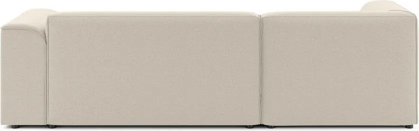 Beżowy narożnik (lewostronny/z szezlongiem) Merid – Ropez