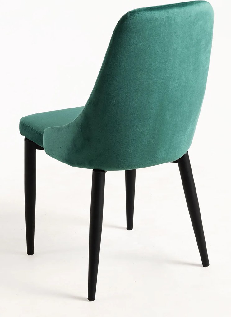 Zestaw 4 Krzese Kan Aksamitne