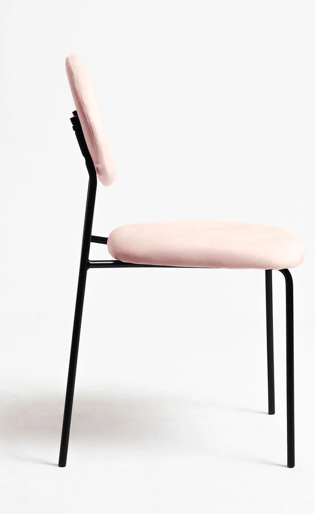 Krzeso Mida z czarnego aksamitu