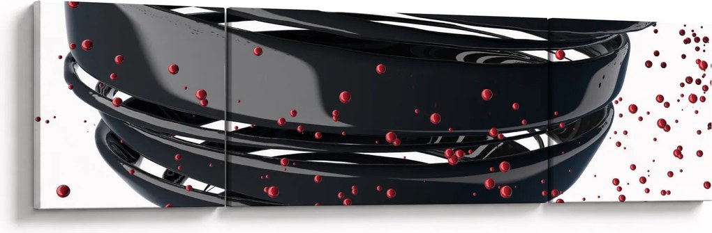 Obraz - Abstrakcja kuli ziemskiej (170x50 cm)