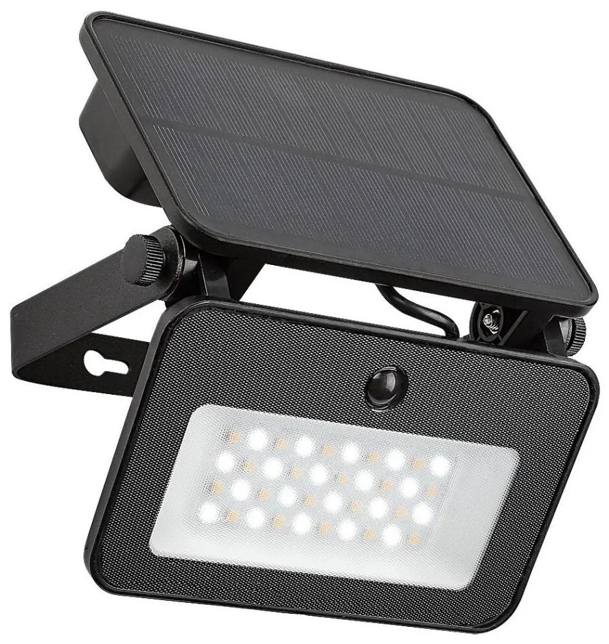 Rabalux 77159-LED Solarny reflektor z czujnikiem LED 6W 3000-6500K IP65