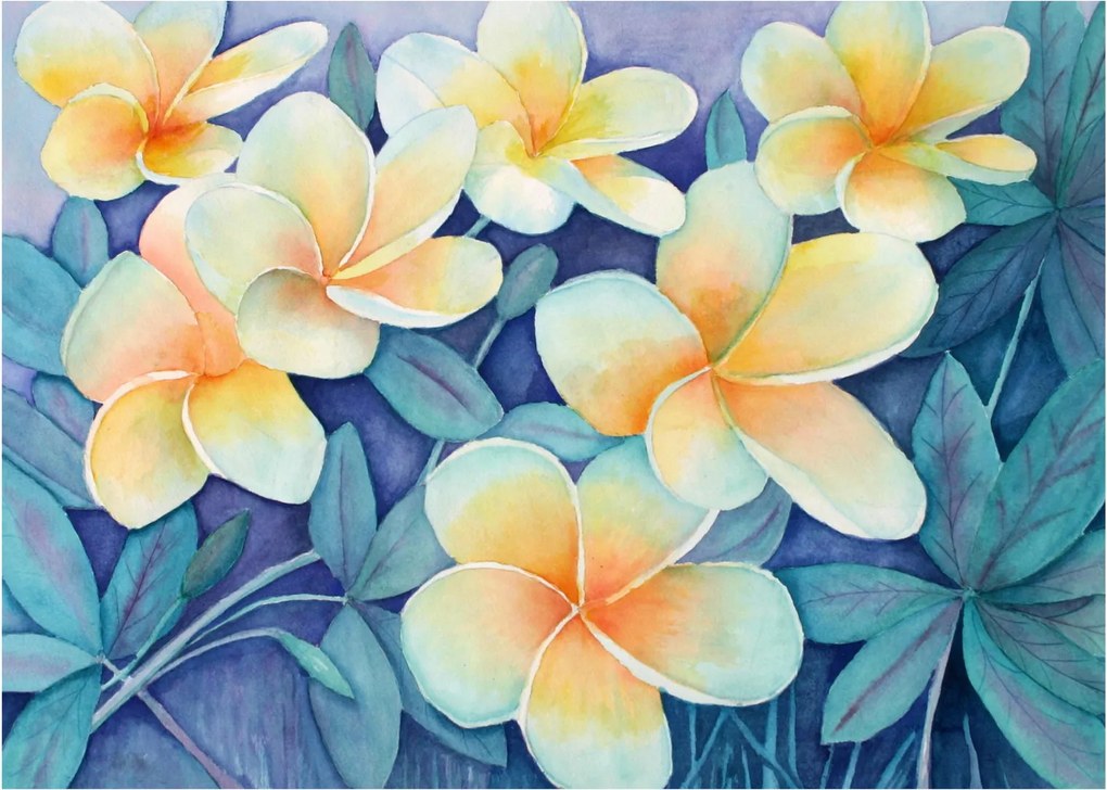 Obraz - Tropikalne krzewy (70x50 cm)