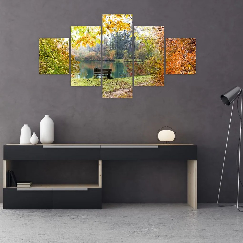 Obraz stawu (125x70 cm)